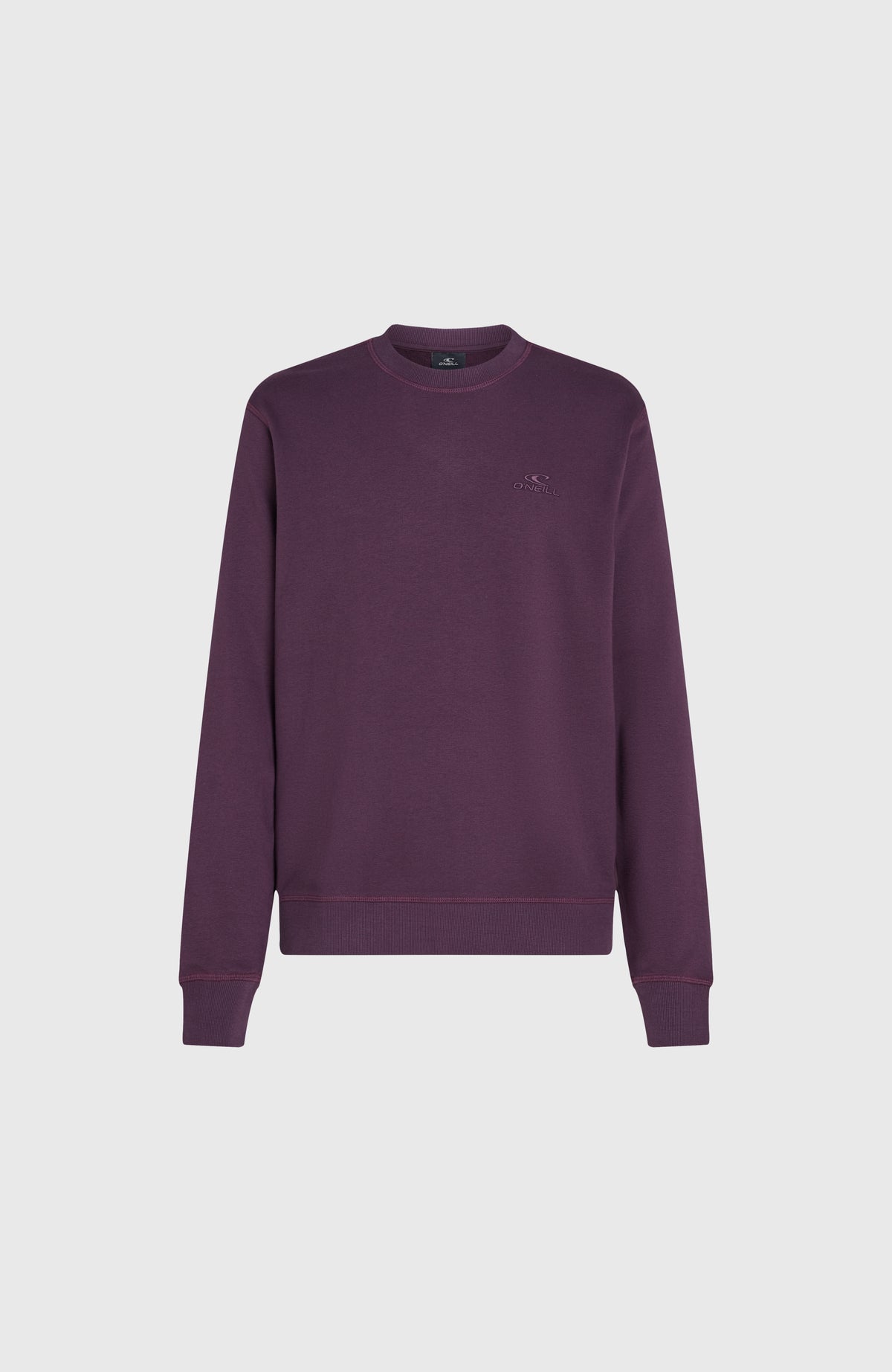 Small Logo Crew sweater | Aubergine
