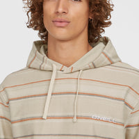 Bavaro hoodie | Beige/Orange Bavaro Stripe