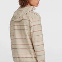 Bavaro hoodie | Beige/Orange Bavaro Stripe