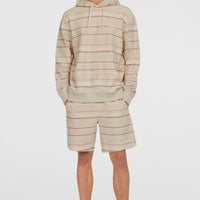 Bavaro hoodie | Beige/Orange Bavaro Stripe