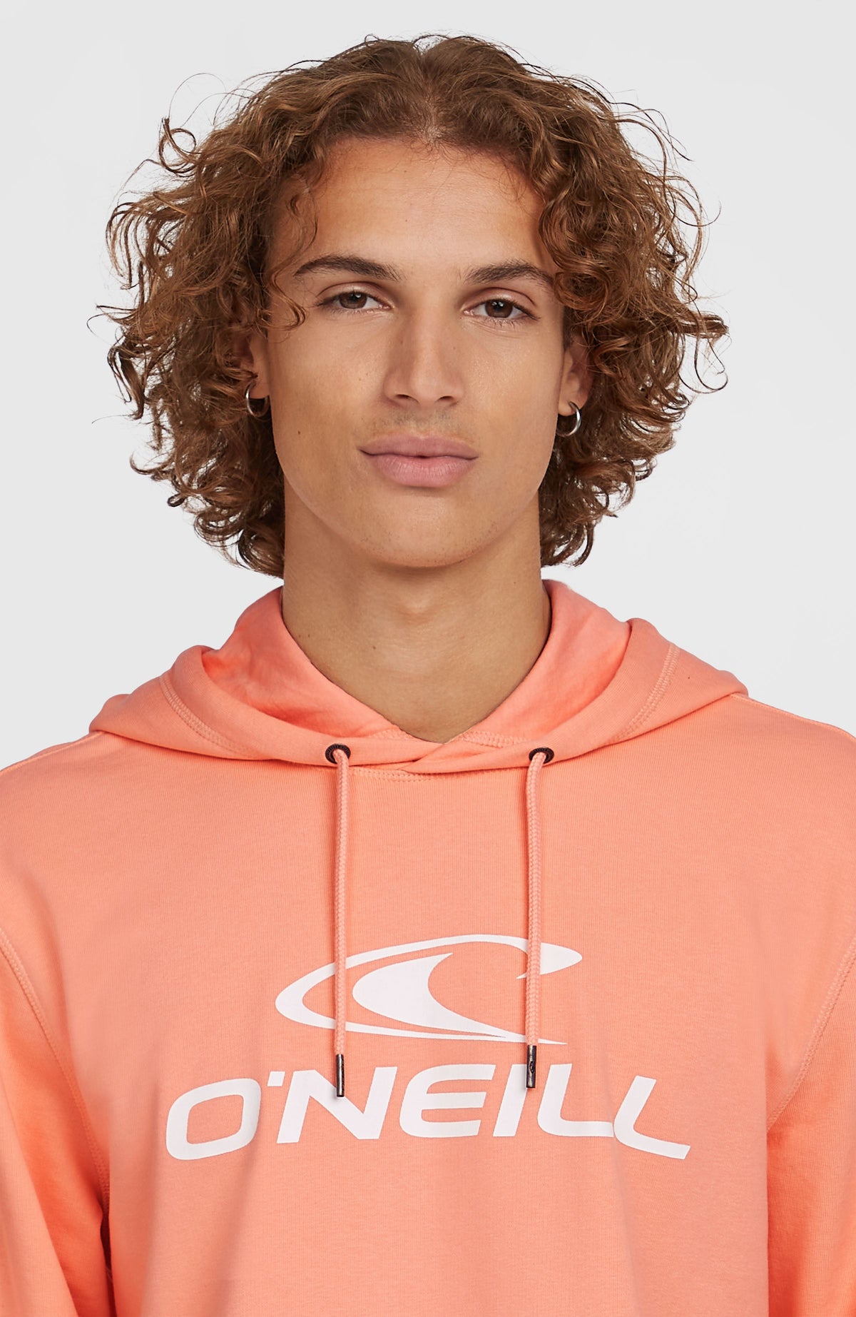 Logo hoodie | Coral Pop