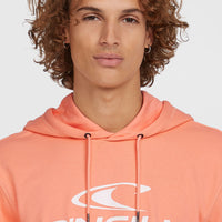 Logo hoodie | Coral Pop