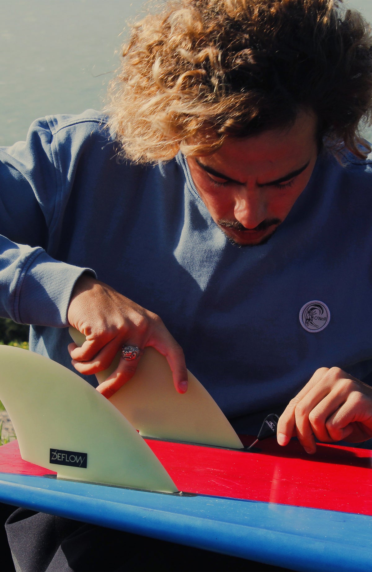 O'Riginals Crew sweater | Copen Blue