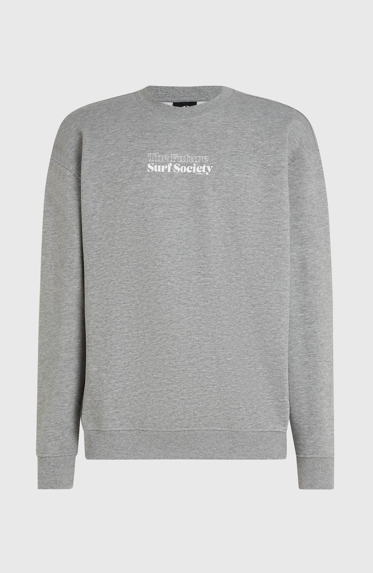 Future Surf Society Crew sweater | Silver Melee