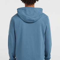 Small Logo hoodie met volledige rits | Mozart Blue