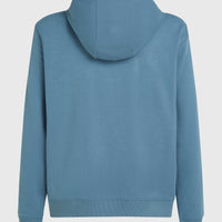 Small Logo hoodie met volledige rits | Mozart Blue