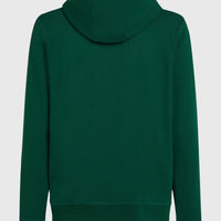 Small Logo hoodie met volledige rits | Emerald Envy