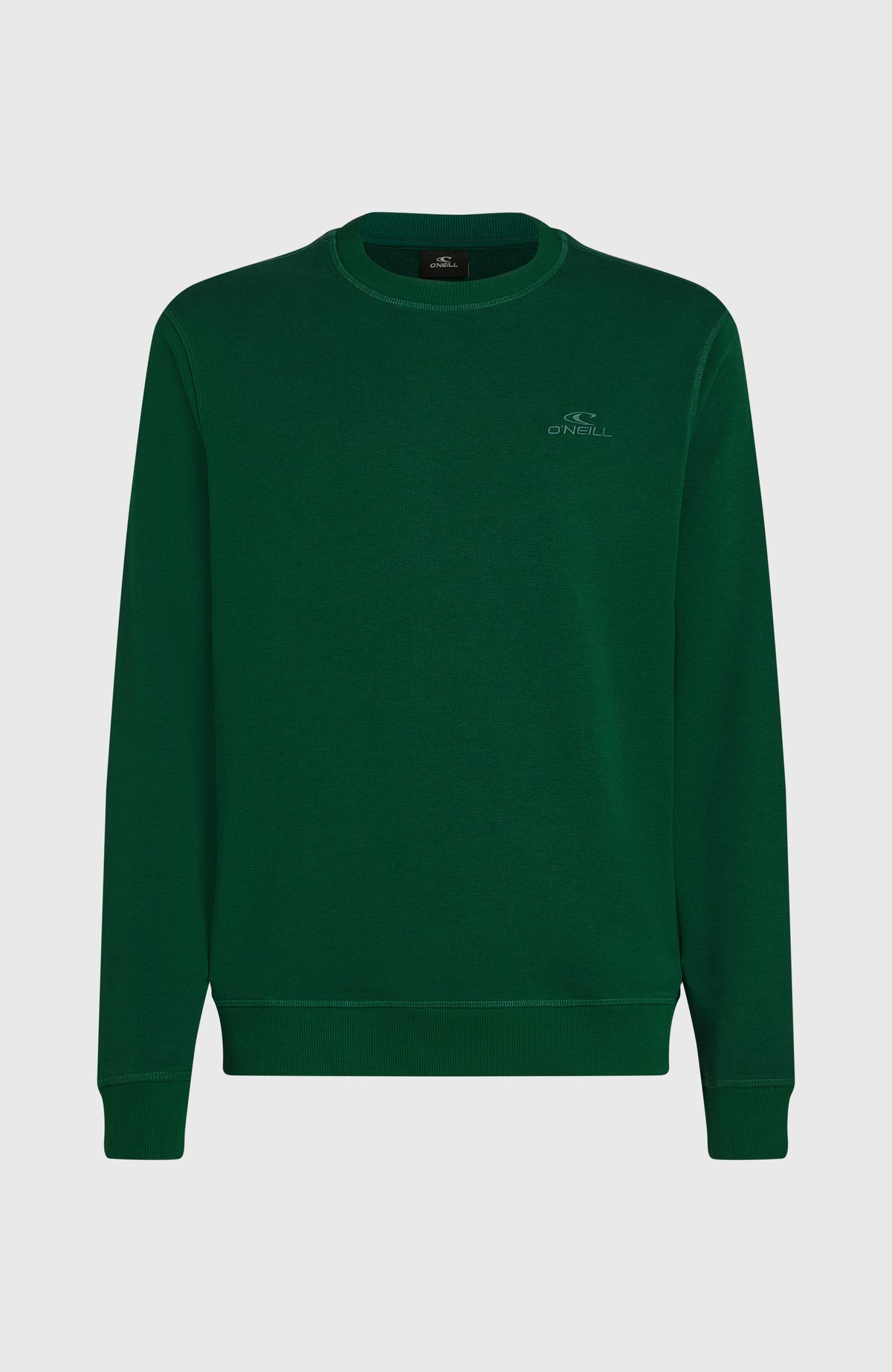 Small Logo Crew sweater | Emerald Envy