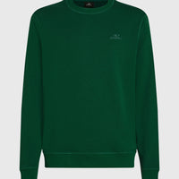 Small Logo Crew sweater | Emerald Envy