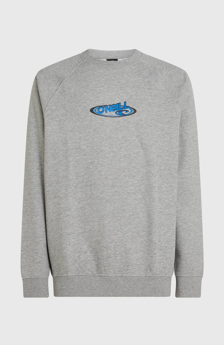 Essentials 90s Logo Crew sweater | Silver Melee
