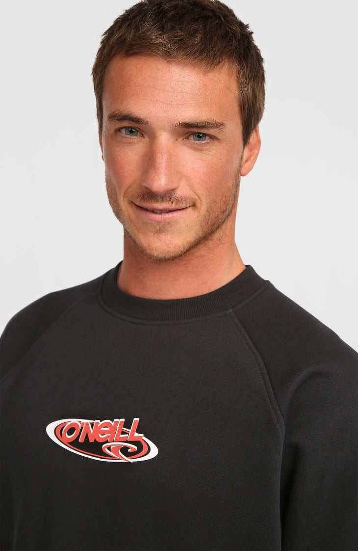 Essentials 90s Logo Crew sweater | Black Out