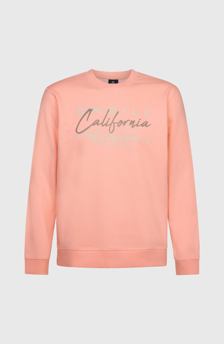 O'Neill California Graphic Crew sweater | Coral Pop
