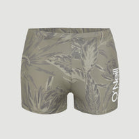 Zwemboxer Floral | Deep Lichen Tropical Tonal