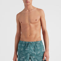 Cali Circle Surfer 16'' Zwemshort | Blue Circle Surfer