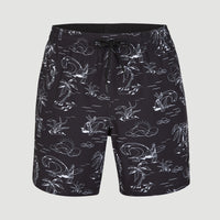 Cali Circle Surfer 16'' Zwemshort | Black Circle Surfer