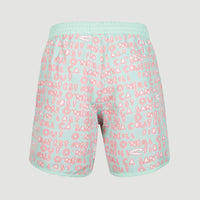 Zwemshort Scallop Neon 16'' | Beach Glass Neon Lights