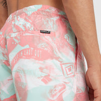 Zwemshort Cali Crazy 16'' | Peach Crazy Jack