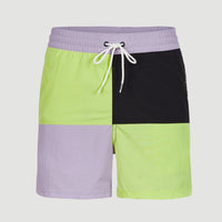 Zwemshort Wilder Colourblock 16'' | Sunny Lime Colour Block