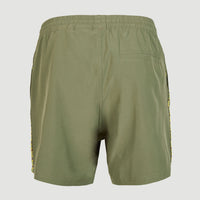 Zwemshort Cali Tape 15'' | Deep Lichen Green