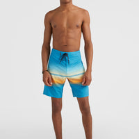 Boardshort Heat Stripe Line 19'' | Princess Blue