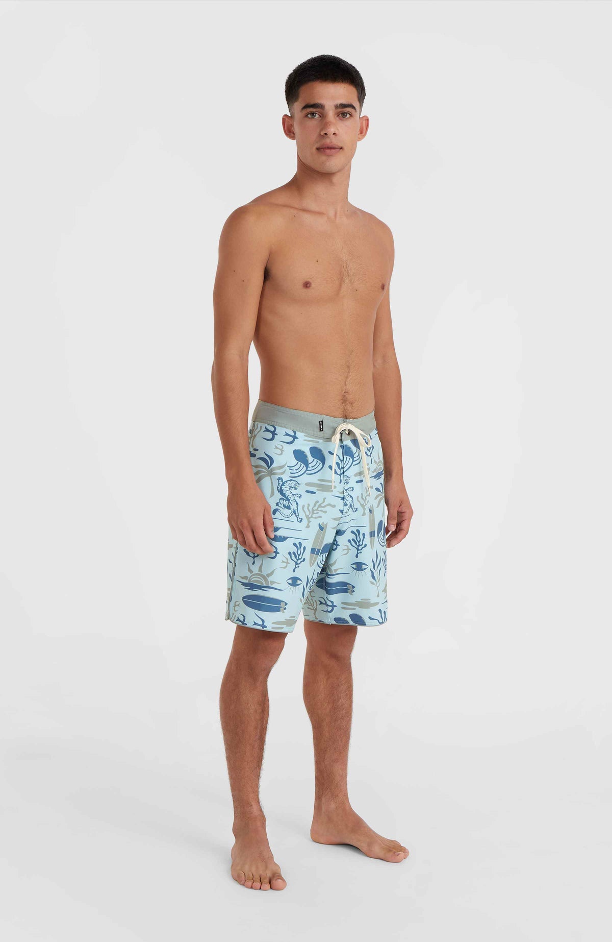 Hyperfreak Mysto Scallop 19'' boardshort | Blue Sky Mysto Scallop