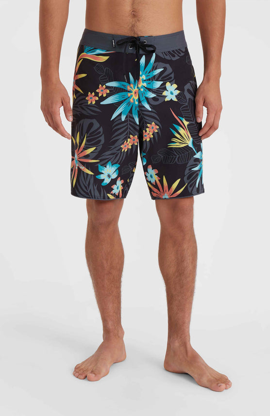 Hyperfreak Mysto Scallop 19'' boardshort | Black Mysto Scallop