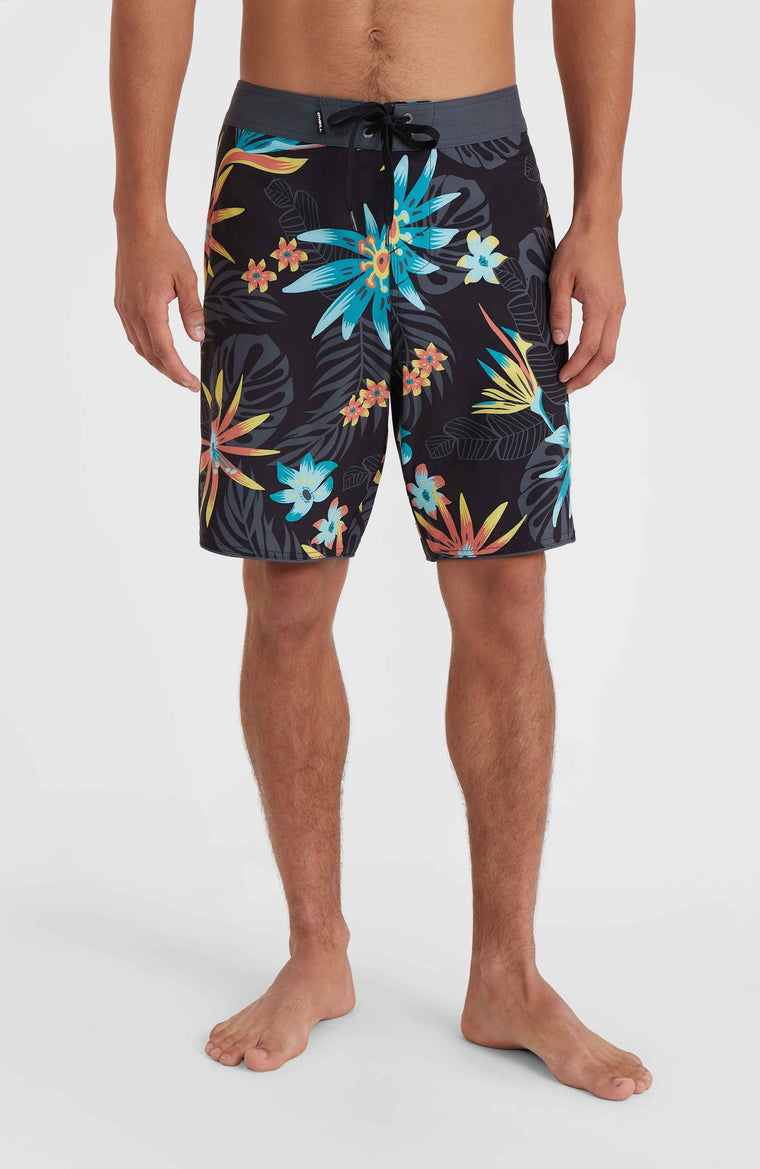 Hyperfreak Mysto Scallop 19'' boardshort | Black Mysto Scallop