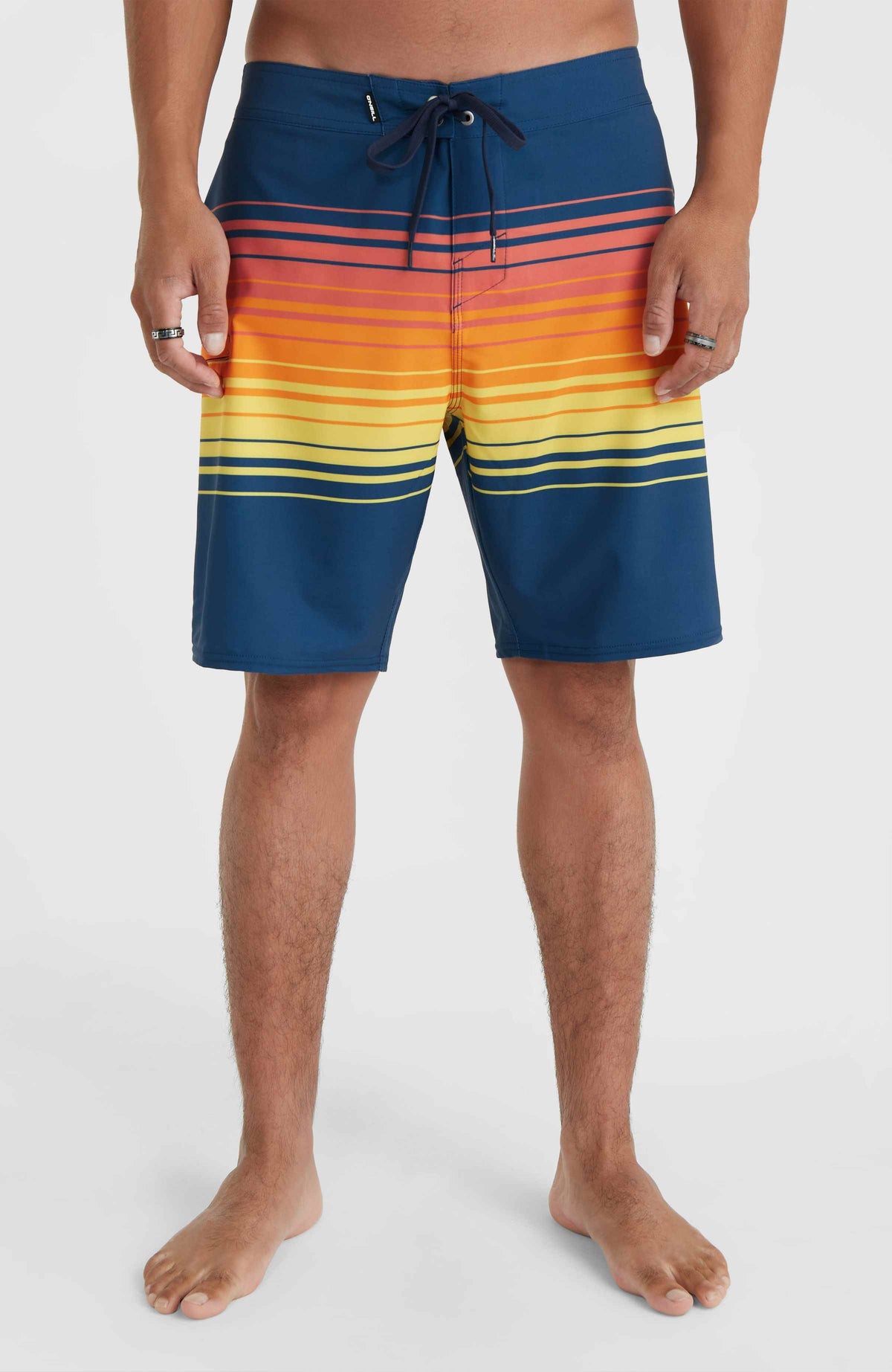 Hyperfreak Heat Stripe Line 19'' boardshort | Indigo Stripe Panel