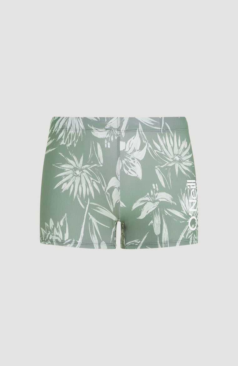 Cali Floral zwemboxer | Green Tonal Tropicana
