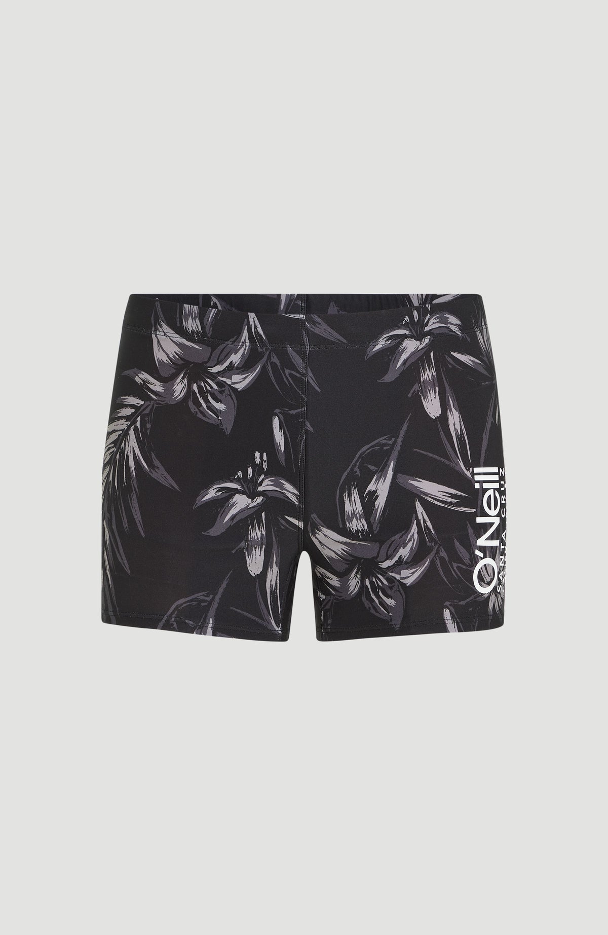 Cali Floral zwemboxer | Black Tonal Tropican