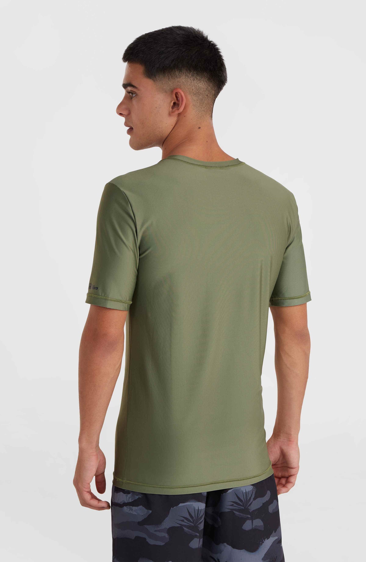 Essentials Cali shirt met korte mouwen | Deep Lichen Green