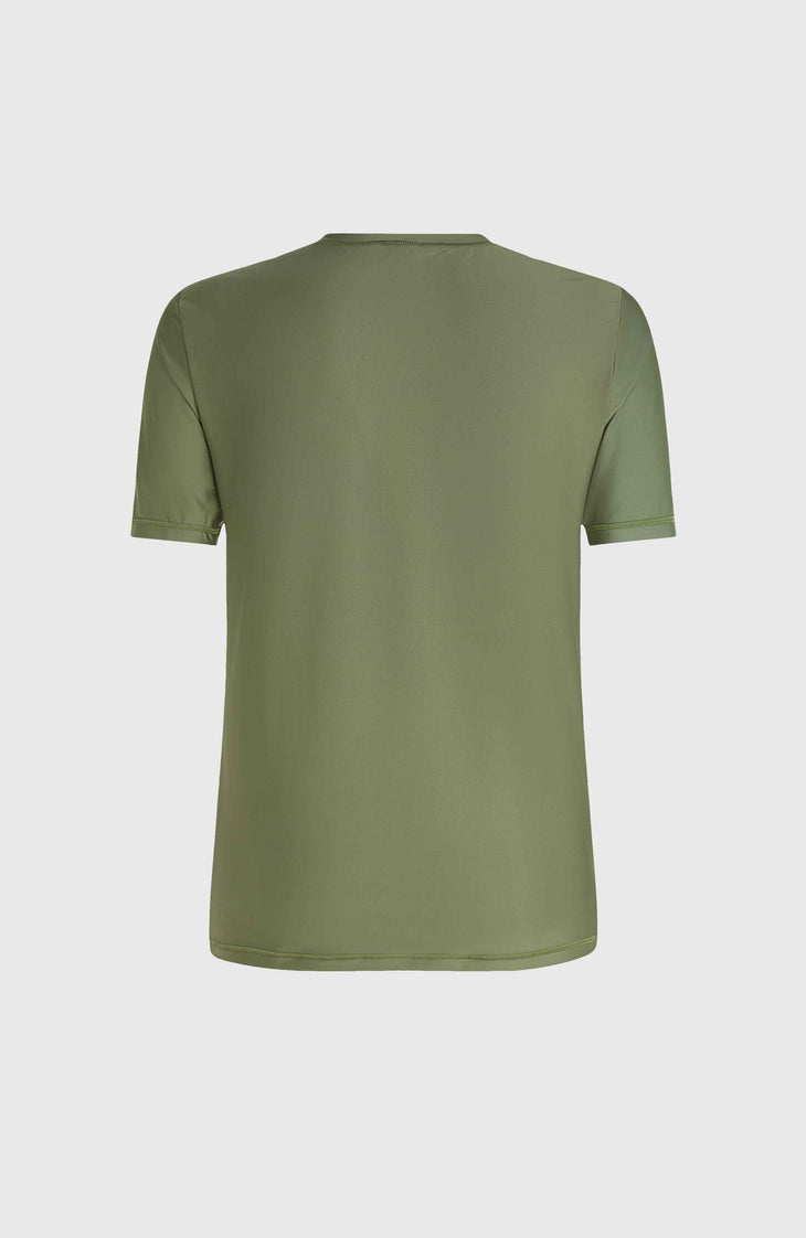 Essentials Cali shirt met korte mouwen | Deep Lichen Green