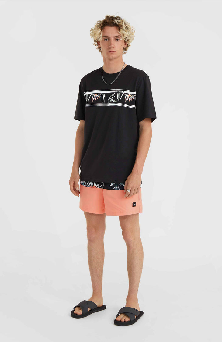 Mix and Match Cali Block 15'' zwembroek | Black Tropicana