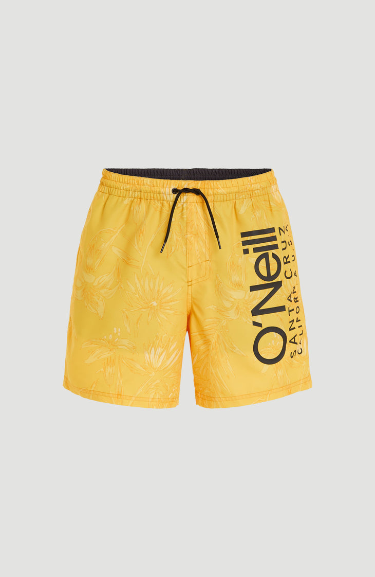 Mix and Match Cali 16'' zwembroek | Yellow Tonal Tropicana