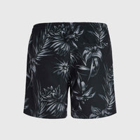 Mix and Match Cali 16'' zwembroek | Black Tonal Tropican