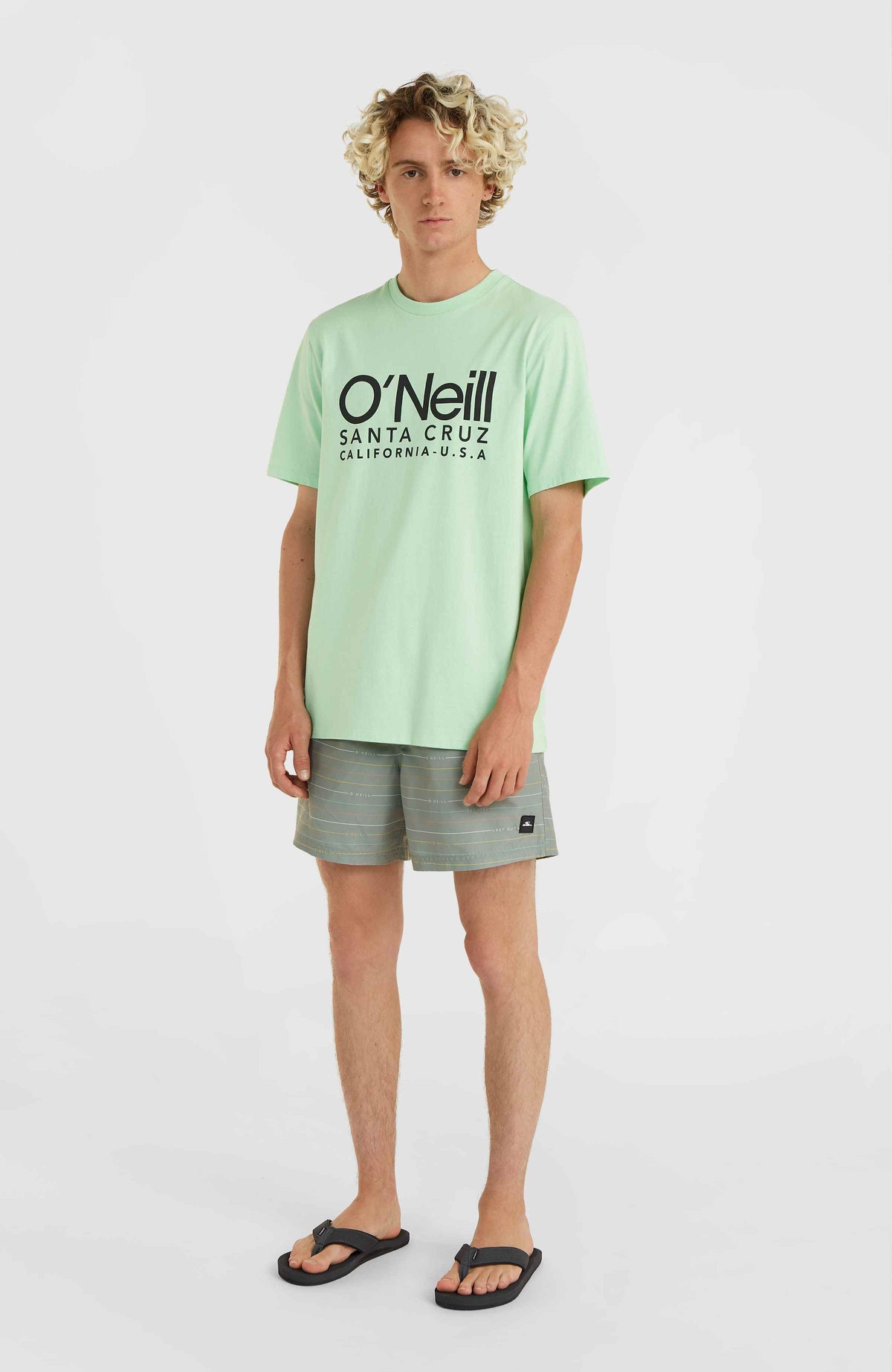 Jack O'Neill Cali First 15'' zwembroek | Green First Name Stripe