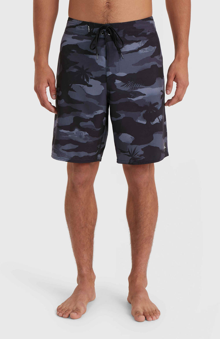Hyperfreak Heat Camo 19'' boardshort | Black Heat Camo