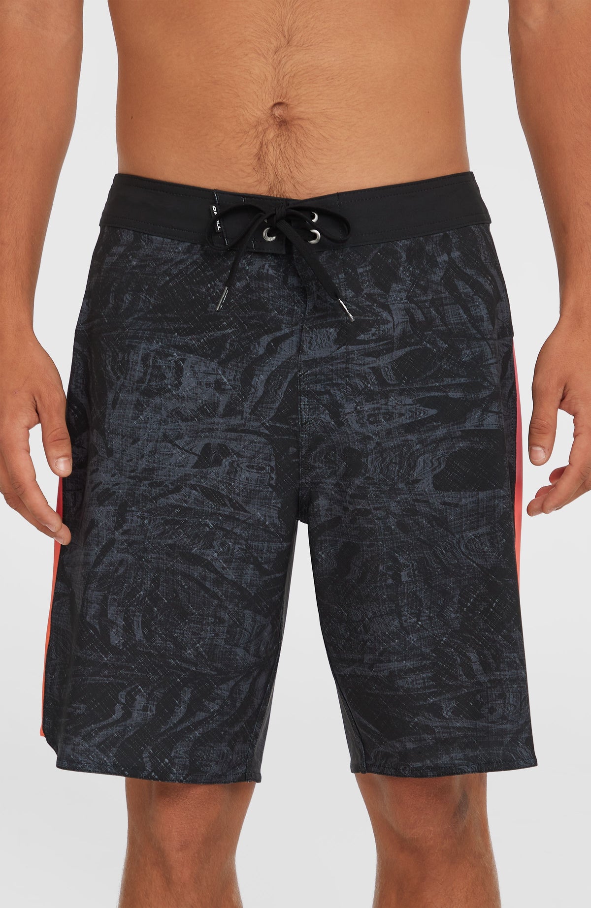 Hyperfreak Tech Panel 19'' boardshort | Black Pink/Orange Panel