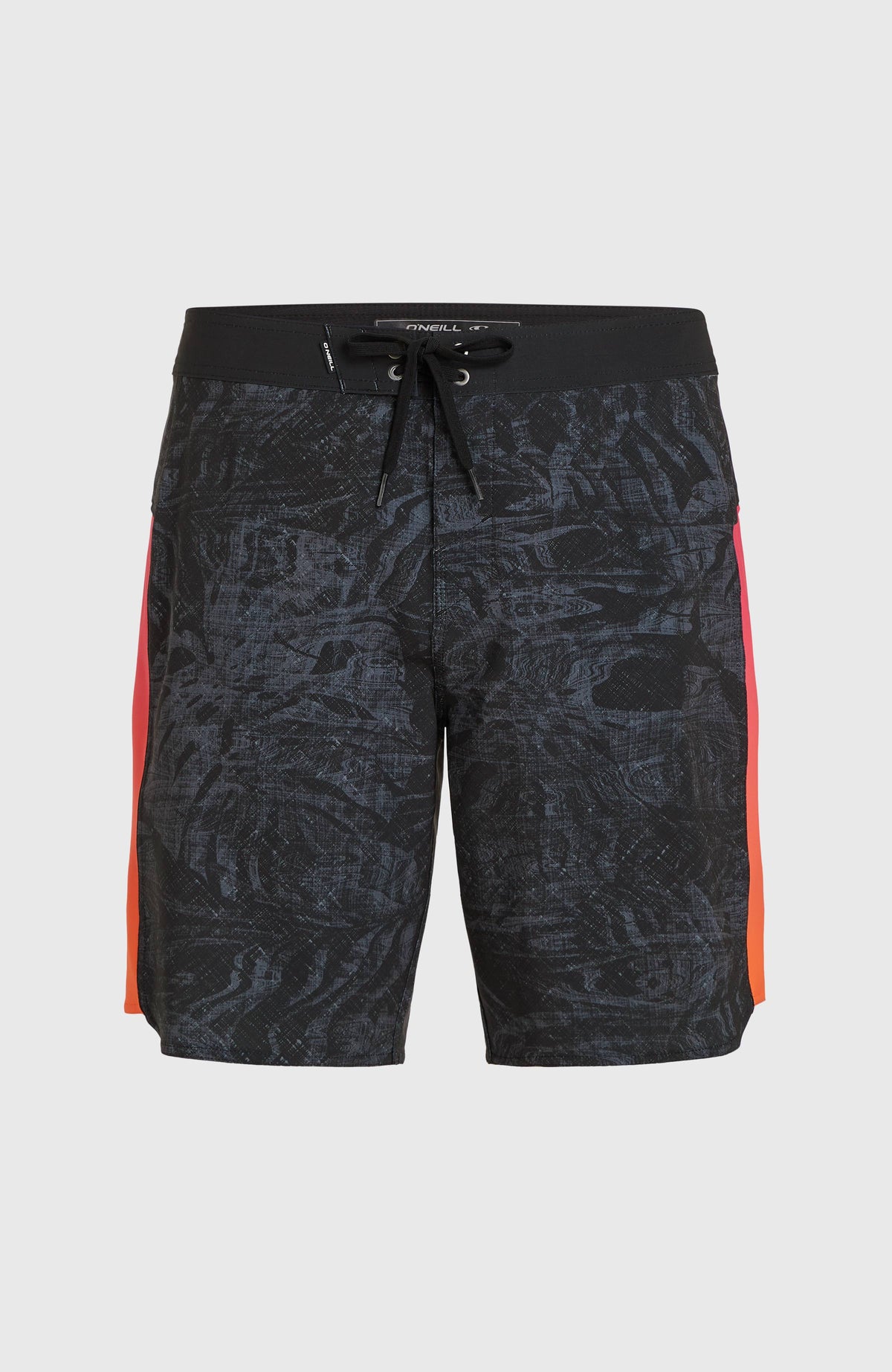 Hyperfreak Tech Panel 19'' boardshort | Black Pink/Orange Panel