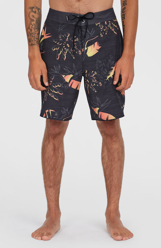 Hyperfreak Mysto Scallop 19'' boardshort | Black Mysto Scallop