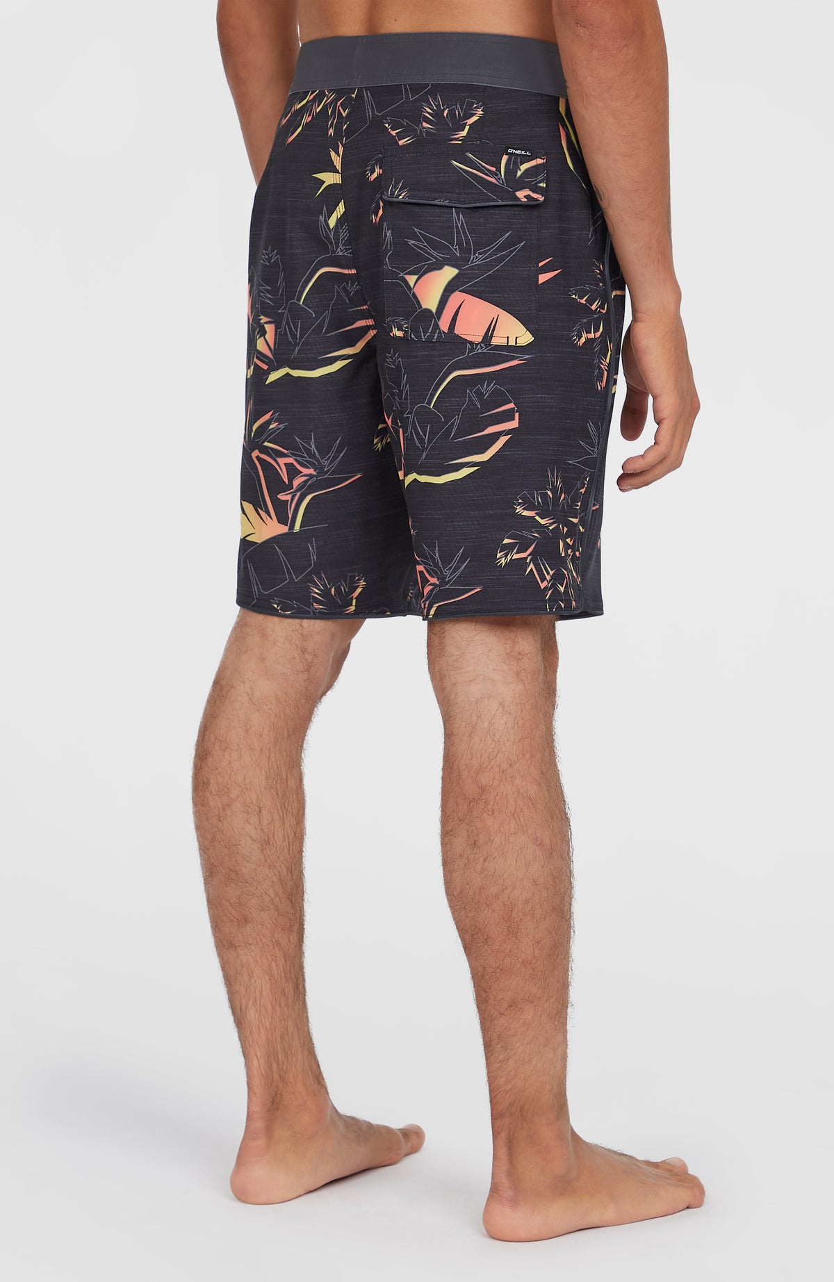 Hyperfreak Mysto Scallop 19'' boardshort | Black Mysto Scallop