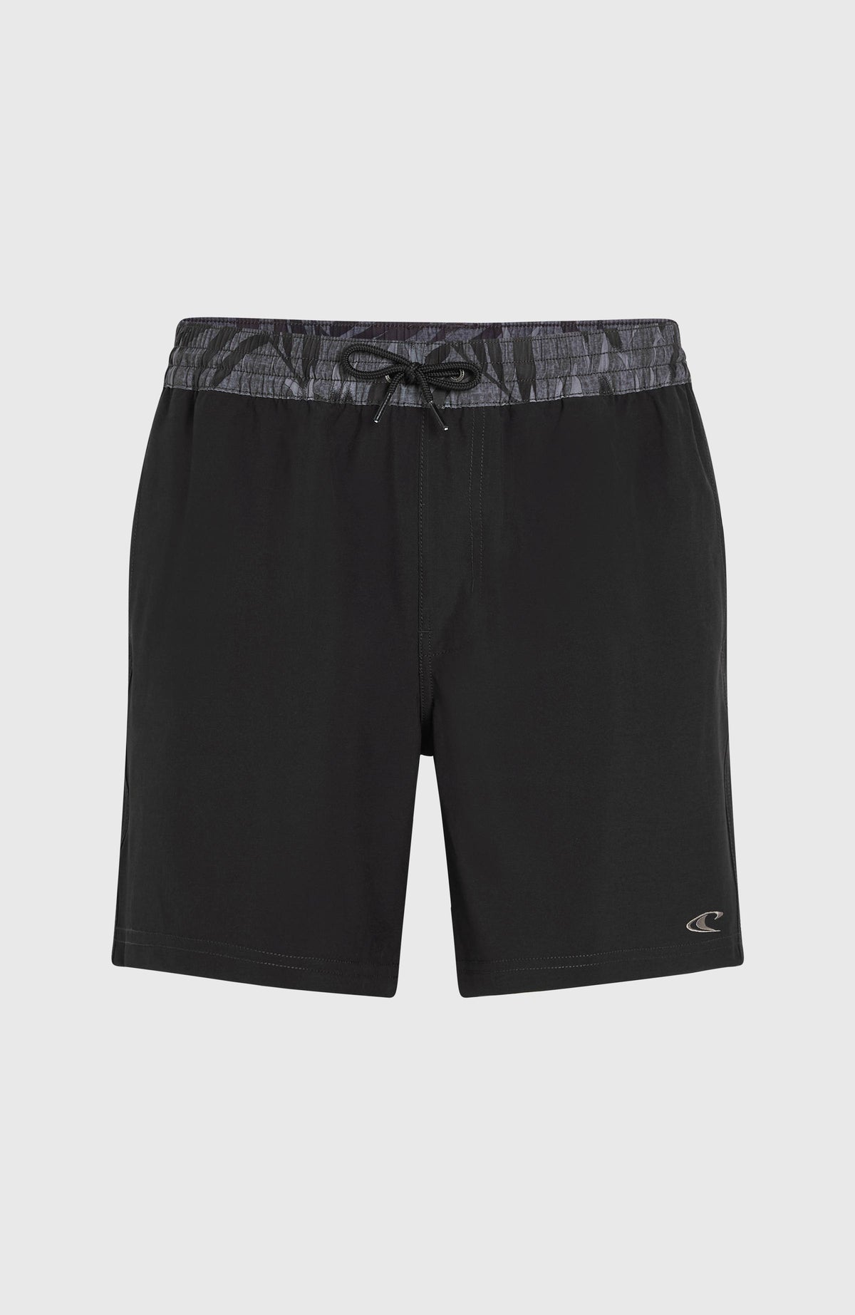 Pocket Print 16'' zwembroek | Black Out