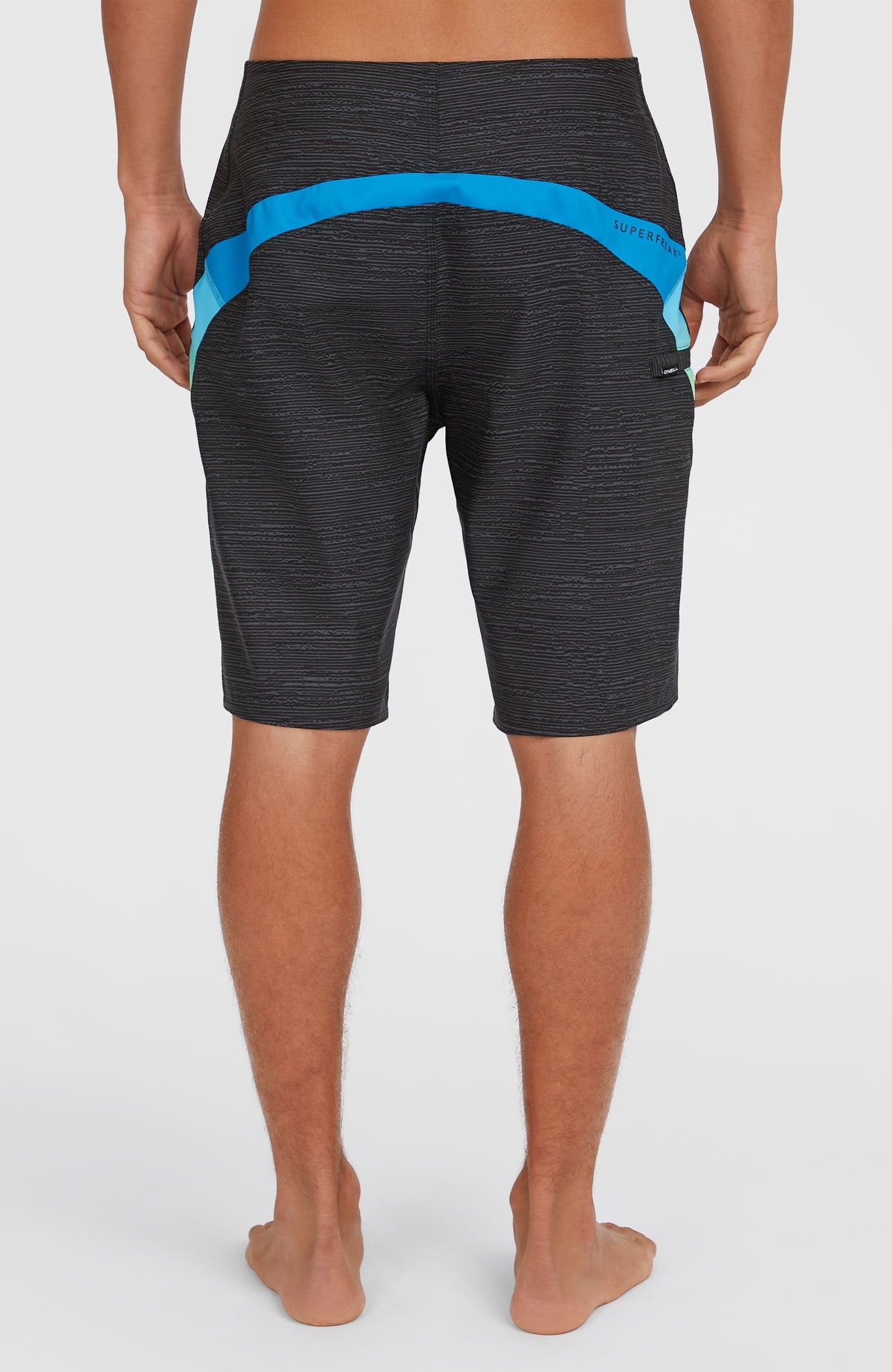 Superfreak Mysto 20'' boardshort | Black Multi Colour Panel