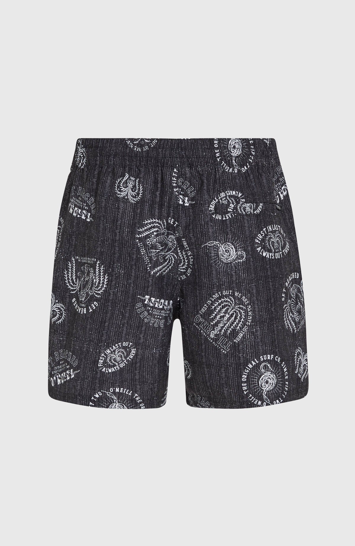 Cali Print 15'' zwembroek | Black Mystical