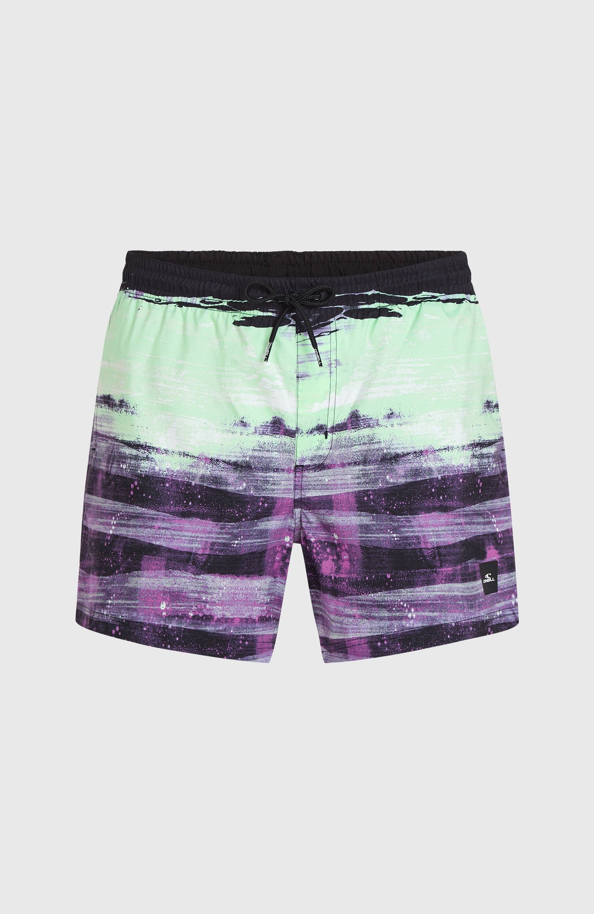 Cali Gradient 15'' zwembroek | Purple Melted Texture