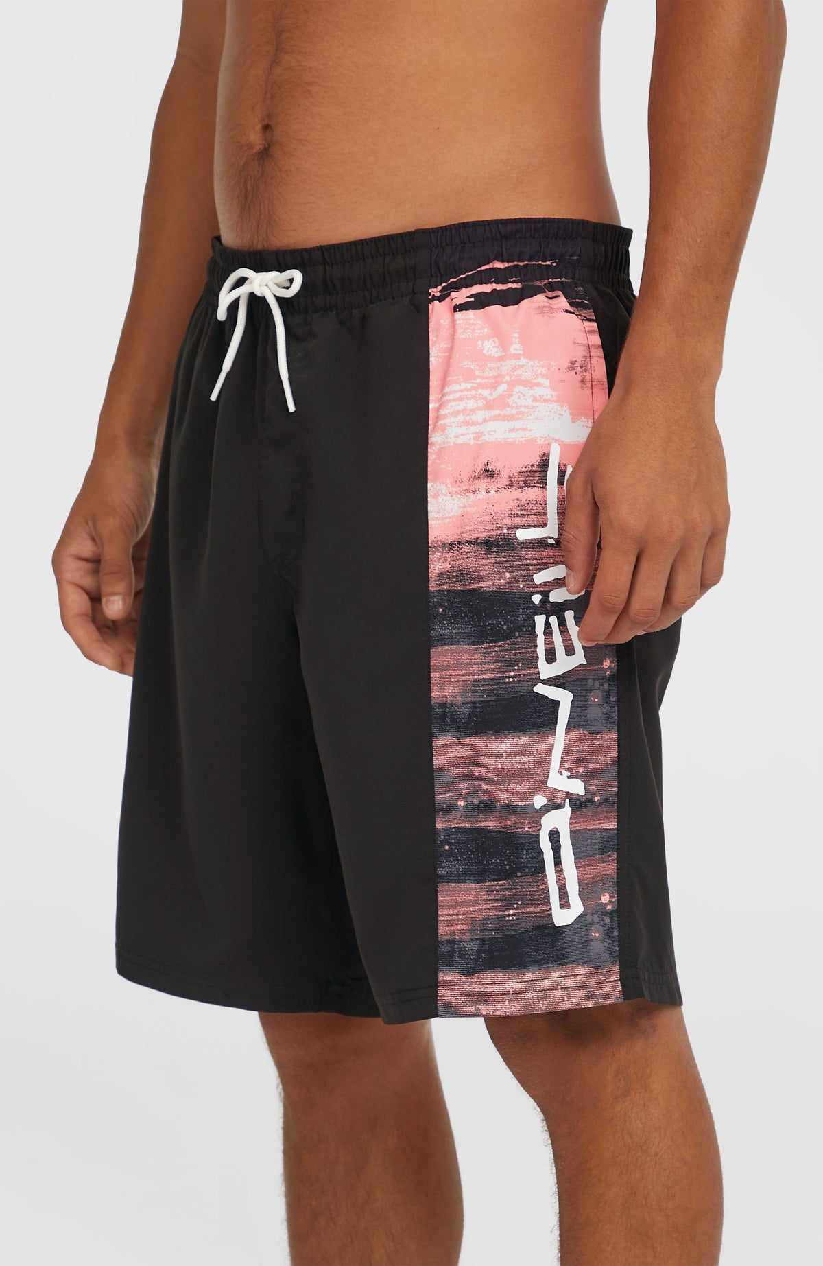 Retro 19'' zwembroek | Coral Melted Texture