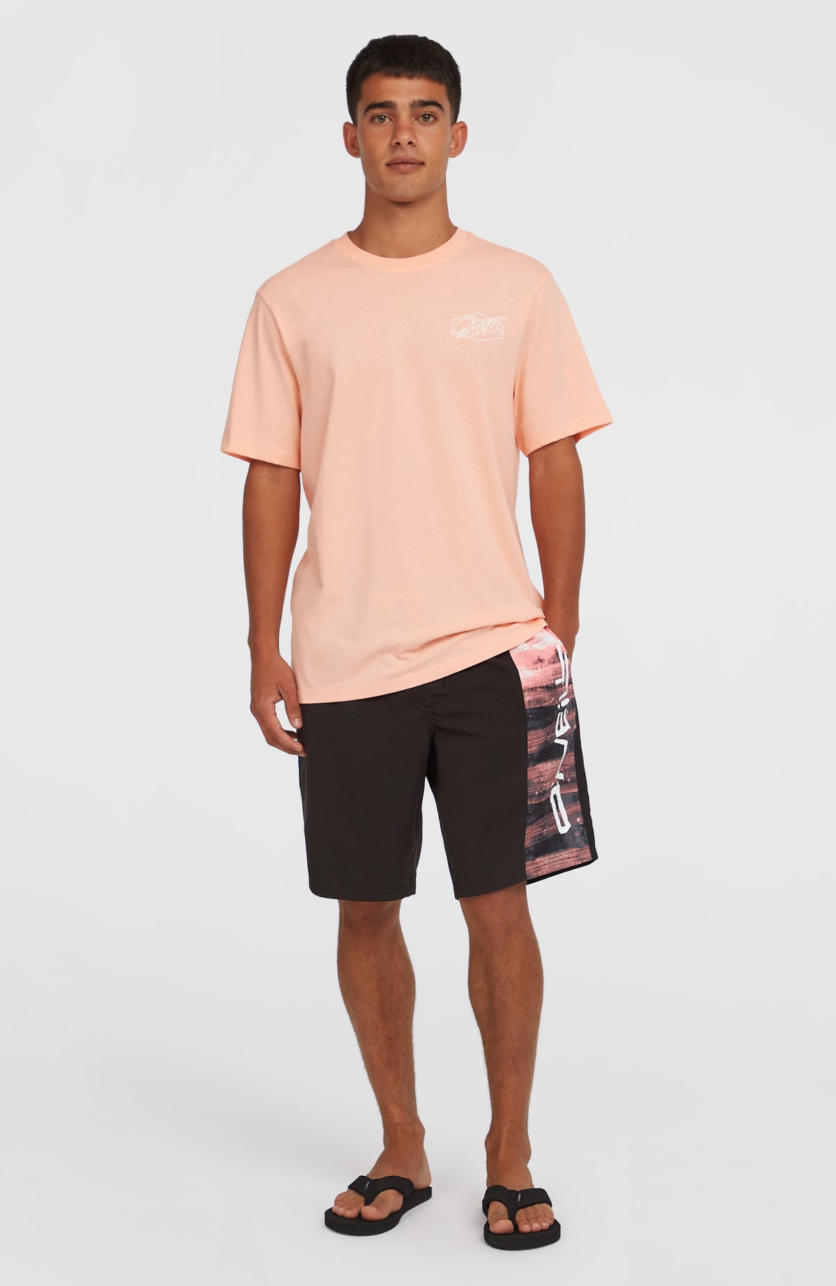 Retro 19'' zwembroek | Coral Melted Texture