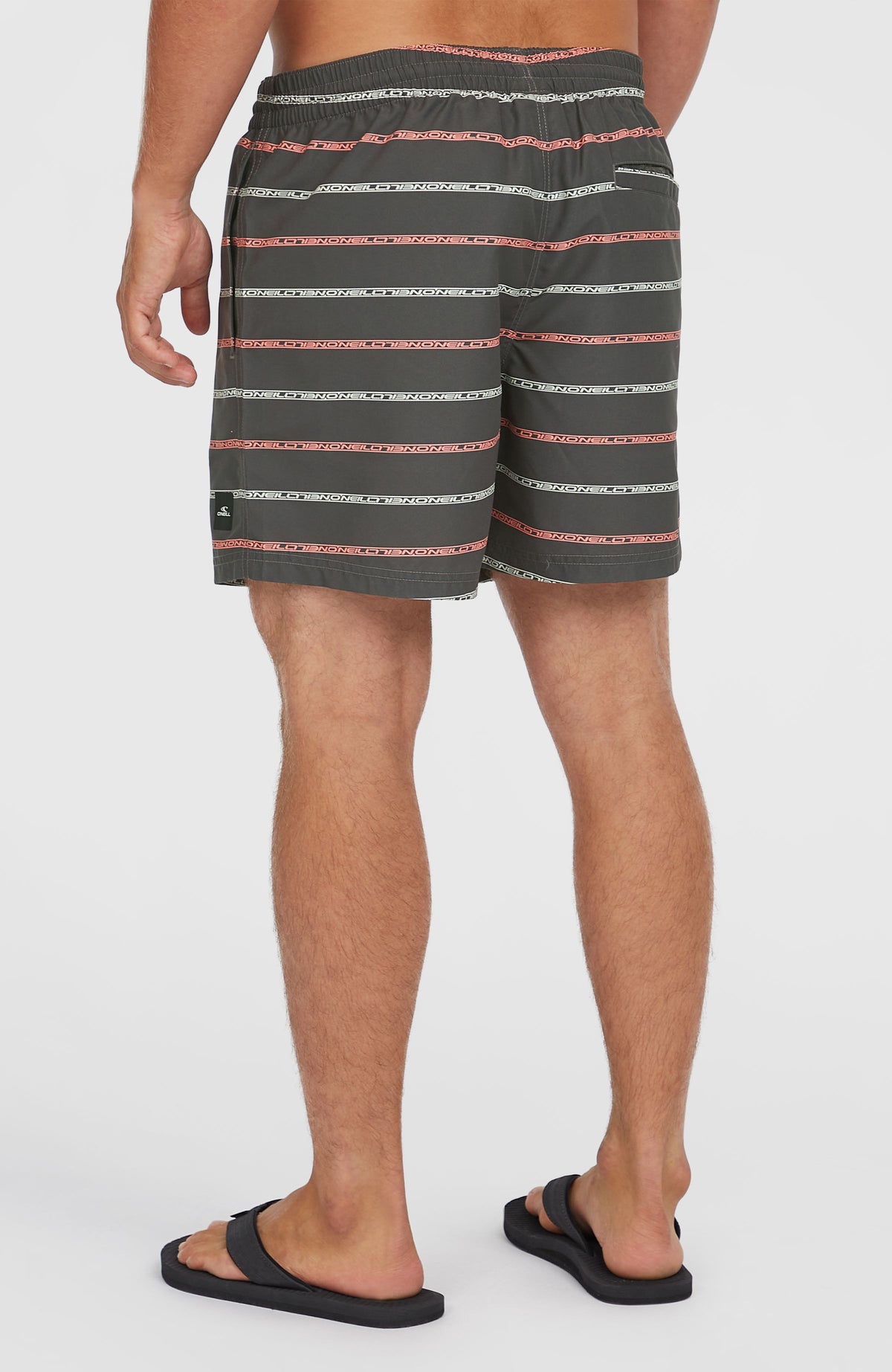 Cali First 15'' zwembroek | Grey O'Neill Stripe