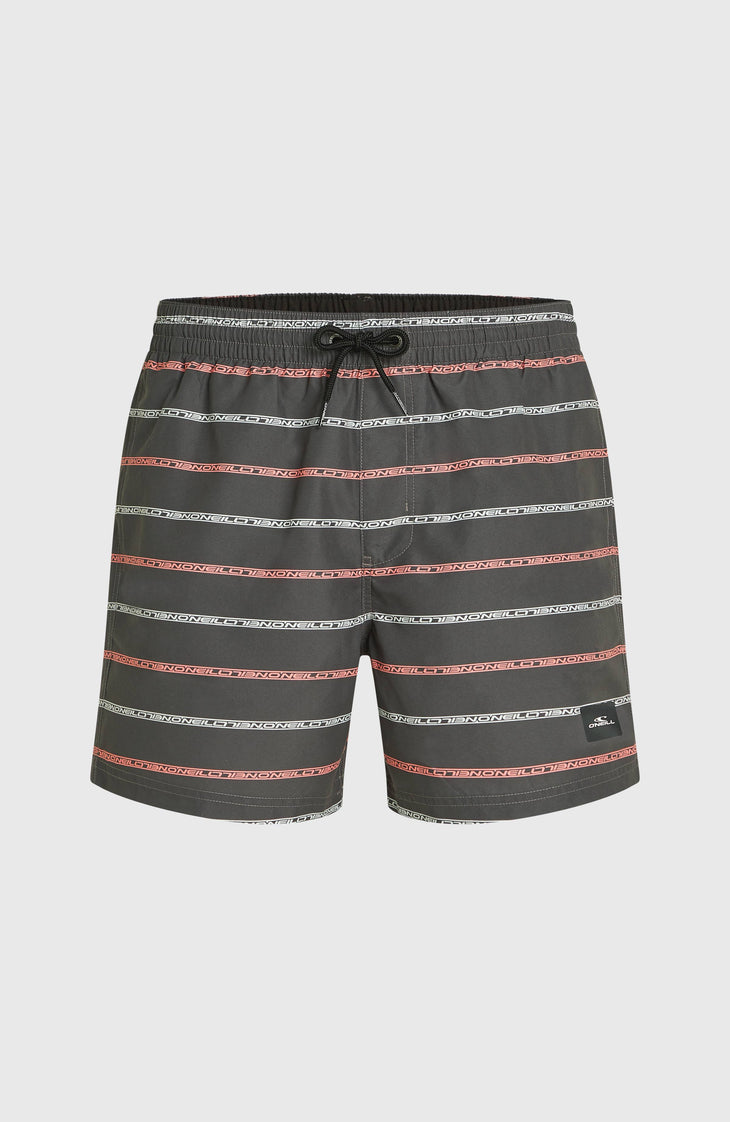 Cali First 15'' zwembroek | Grey O'Neill Stripe
