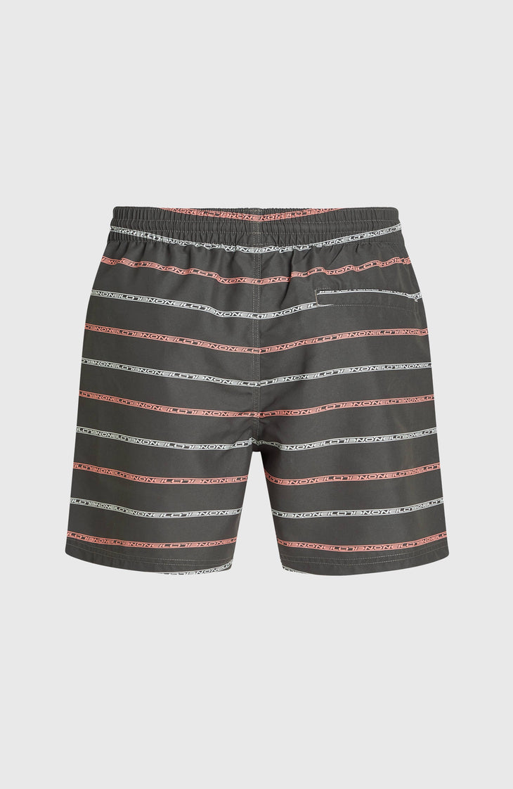 Cali First 15'' zwembroek | Grey O'Neill Stripe